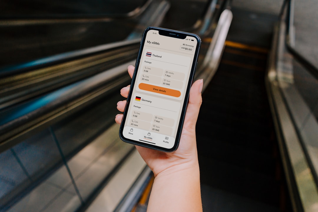 Staying connected with an eSIM while traveling